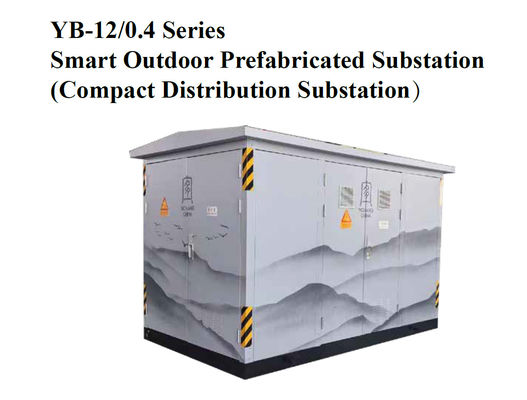Intelligente vorgefertigte Außenunterstation (kompakte Verteilerunterstation) 12-40,5 KV