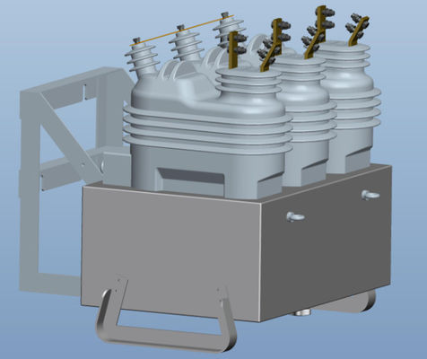 Millivolt obenliegendes 3VT 800A 17.5kV Pole brachte Meßkasten an